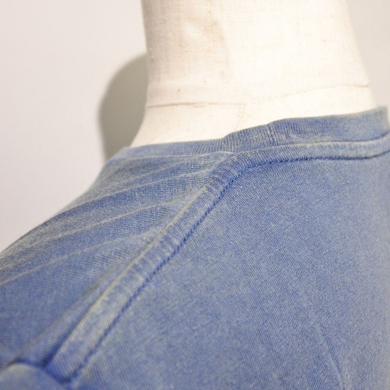 Gucci Cone Logo Cotton Blue Kids Short Sleeve T-shirt