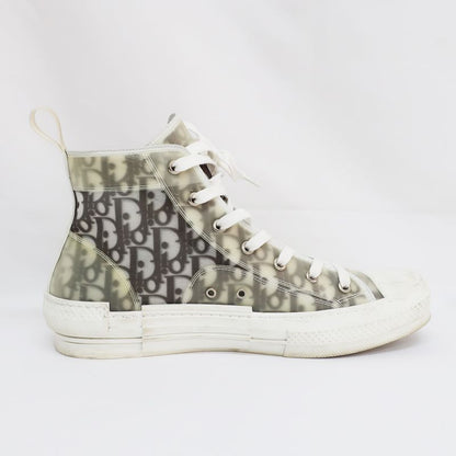 Dior Sneakers - High Cut Oblique White Notation Size 43 27cm (10.63in)