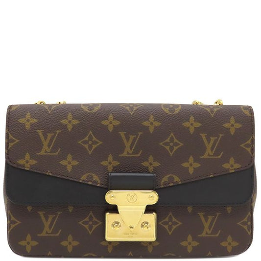 Louis Vuitton Shoulder Bag Malso Monogram Canvas Monogram Gold Hardware Brown
