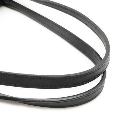 Chanel Let's Lemon Straight Tote Bag Shoulder Bag Canvas Leather Ivory Black