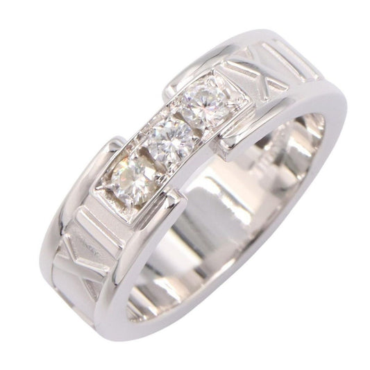 Tiffany & Co Ring Atlas 18k White Gold Diamond