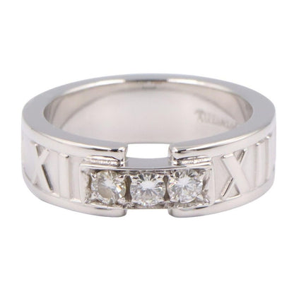 Tiffany & Co Ring Atlas 18k White Gold Diamond — view 2