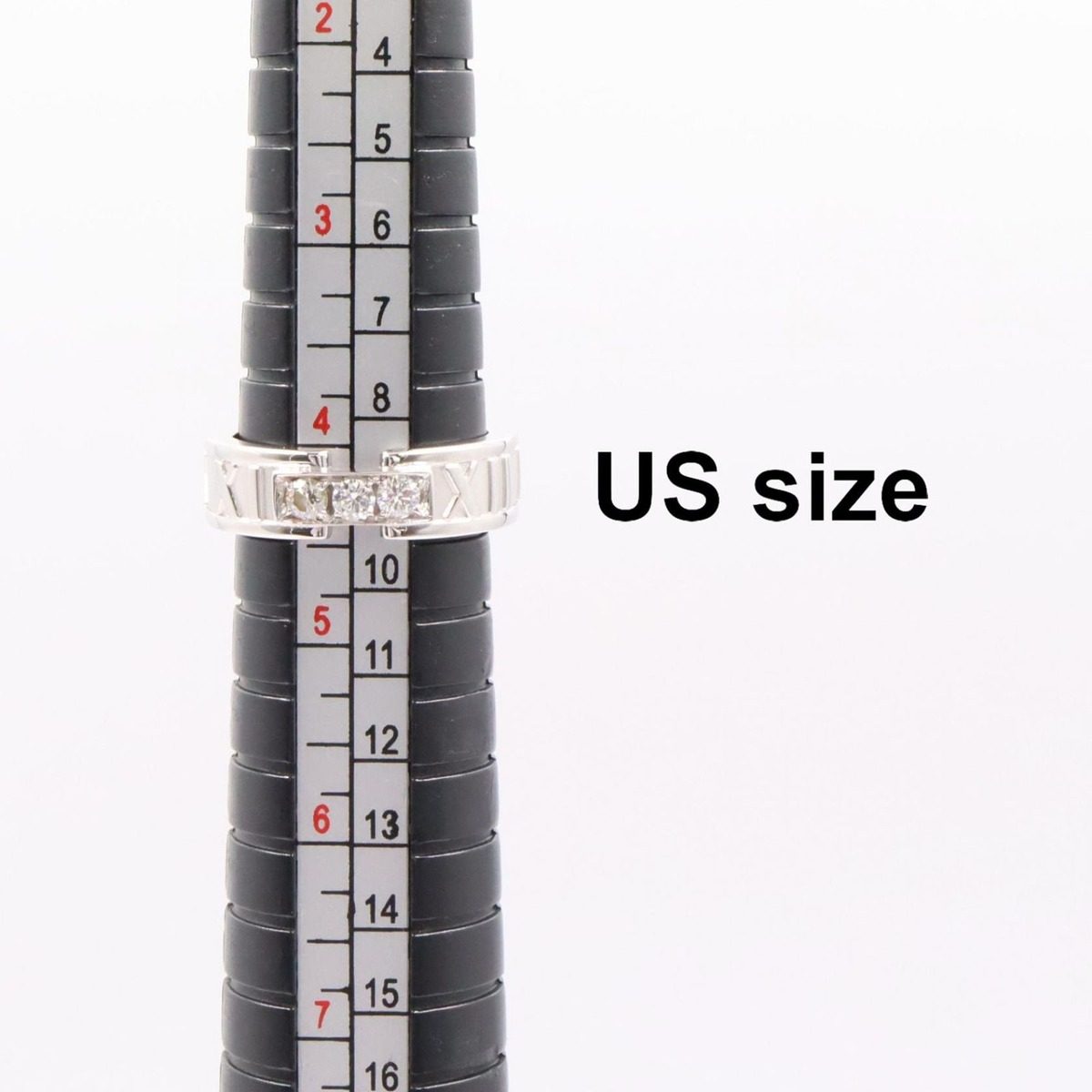 Tiffany & Co Ring Atlas 18k White Gold Diamond — view 7