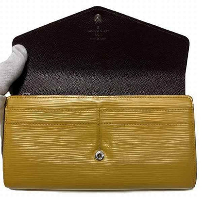 Louis Vuitton Epi Portefeuille Sarah M60529 Mimosa Bicolor Long Wallet Bifold