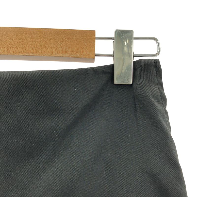 Prada - Re-nylon Triangle Logo Skirt - 36 - Black - Women's
