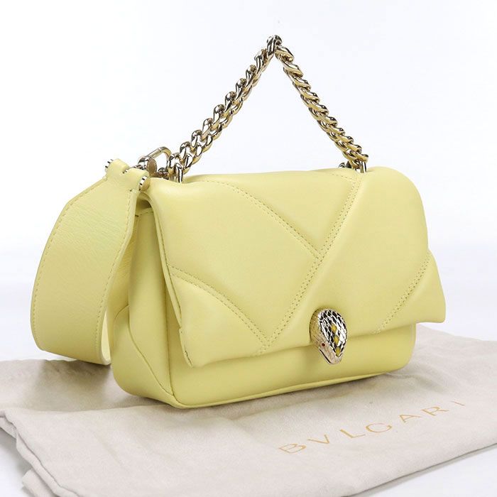 Bvlgari Bulgari 2WAY Serpenti Forever Handbag In Calfskin Ladies