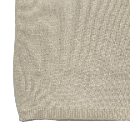 Prada Sleeveless Sweater Size 40 M Women - Beige Crewneck/cashmere