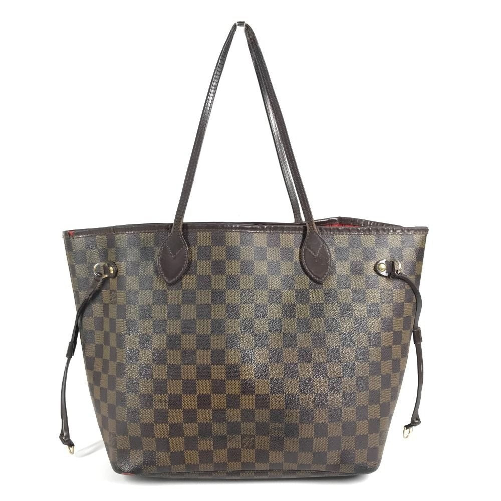 Louis Vuitton Tote Neverfull MM Damier Canvas Ebene Brown