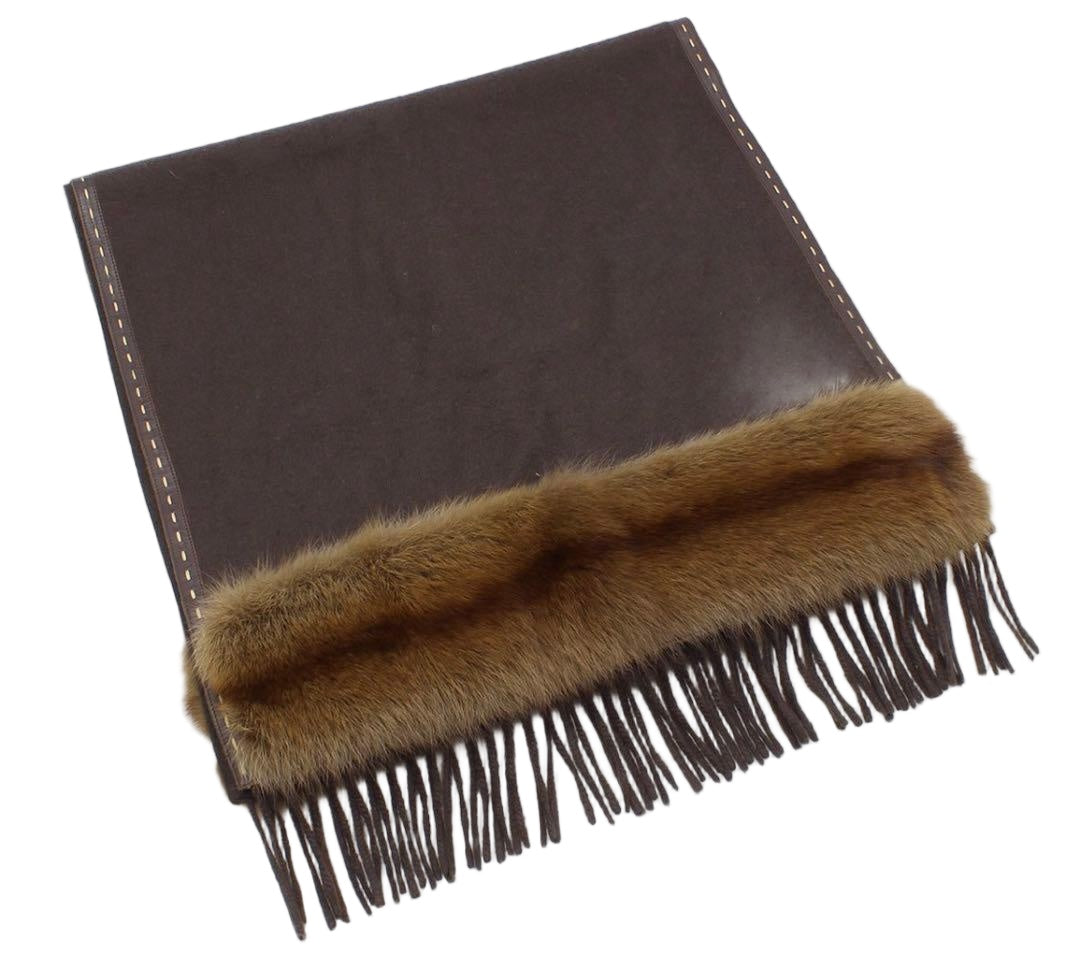 Fendi Cashmere Fur Scarf