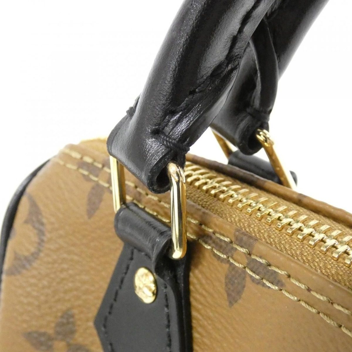 Louis Vuitton Monogram Reverse Nano Speedy Bag — view 6