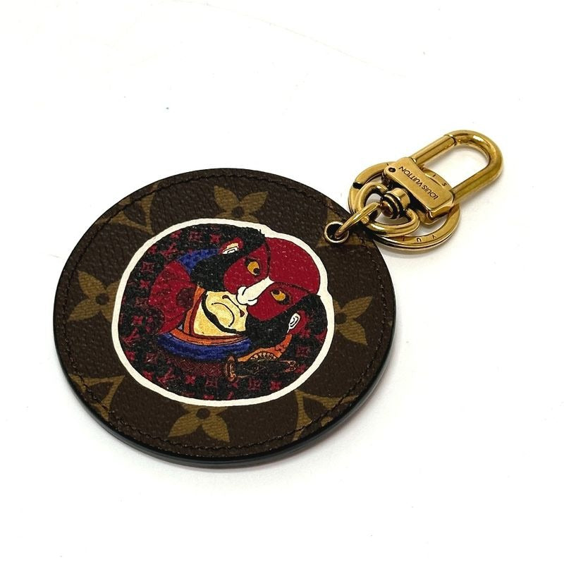 Louis Vuitton Key Holder Porte Cle Illustre Mp1949 Monogram Canvas Brown