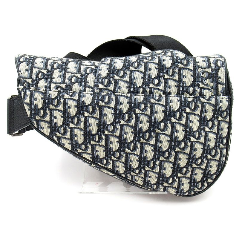 Dior Oblique Trotter Saddlebag Body Bag 1adpo093yky_h28e Canvas Women Shoulder