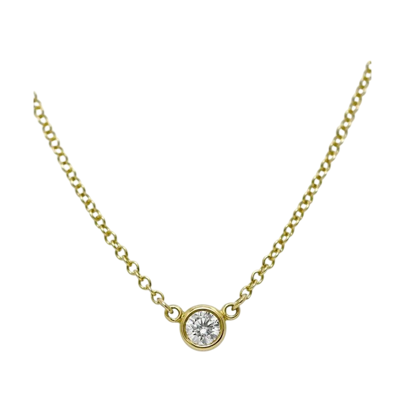 Tiffany & Co Bytheyard Necklace Yellow Gold Elsa Peretti