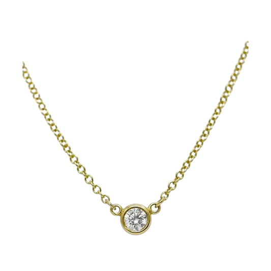 Tiffany & Co Bytheyard Necklace Yellow Gold Elsa Peretti