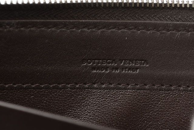 Bottega Veneta Wallet Bottega Veneta Long Wallet With Round Zipper Dark Brown
