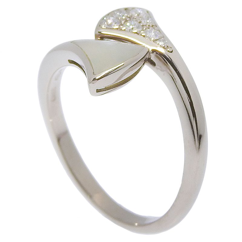 Bvlgari Bulgari Tivadream 18kwhite Gold X Diamonds X Mother-of-pearl #9 Ladies