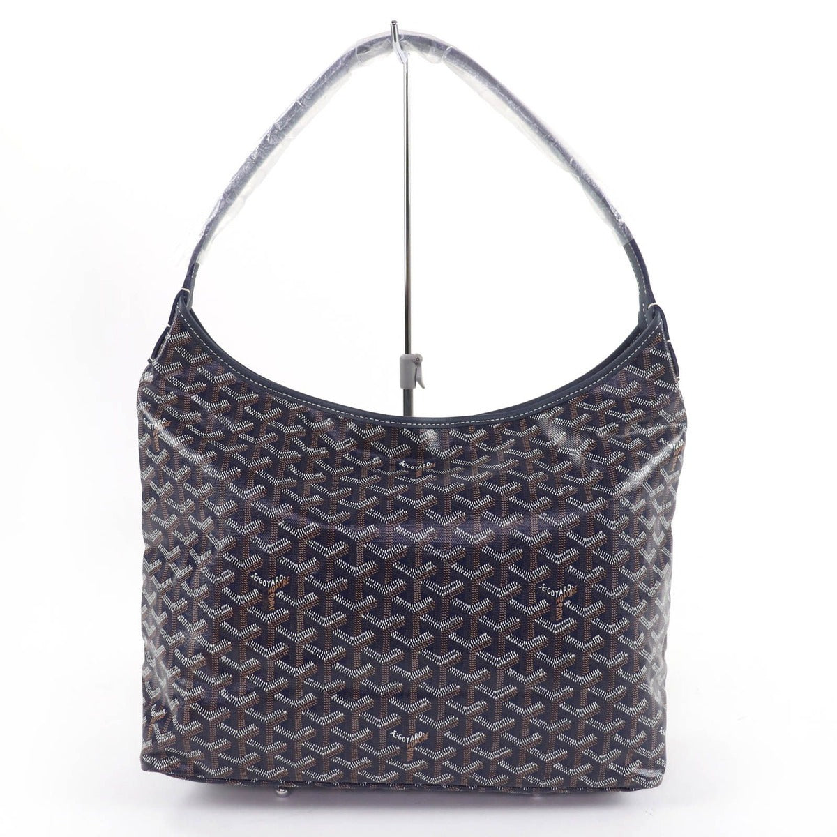 Goyard Boheme Hobo in Canvas Shoulder Bag Navy — view 3