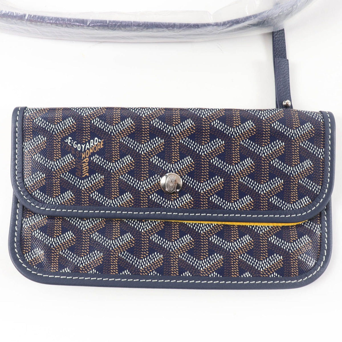 Goyard Boheme Hobo in Canvas Shoulder Bag Navy — view 9