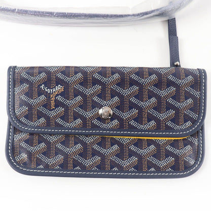 Goyard Boheme Hobo in Canvas Shoulder Bag Navy — view 9