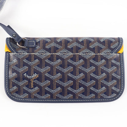 Goyard Boheme Hobo in Canvas Shoulder Bag Navy — view 10