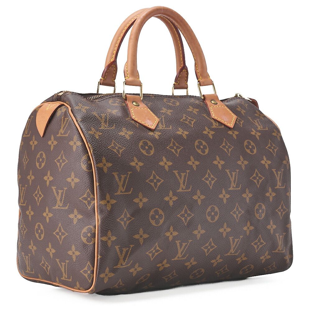 Louis Vuitton Monogram Speedy -30 Handbag M41526 Brown (gold Hardware) [no