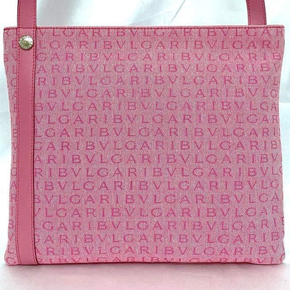 Bvlgari Shoulder Bag Pink Logomania Ec20545