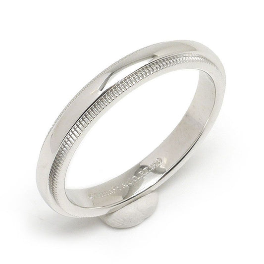 Tiffany & Co Millegrain Ring Approx 14" Long Pt950 Platinum