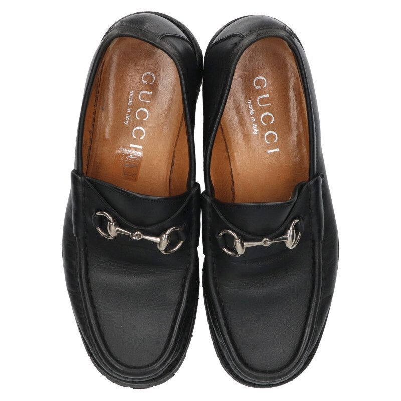 Gucci 46343 Leather Bit Loafer Men's 40.5