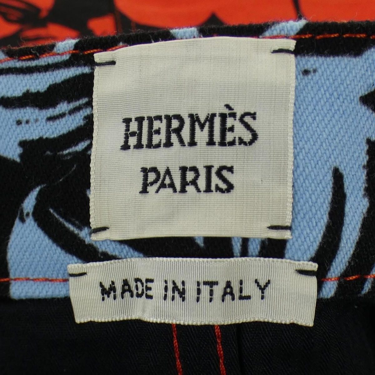 Hermes Wild Skirt Blue — view 4