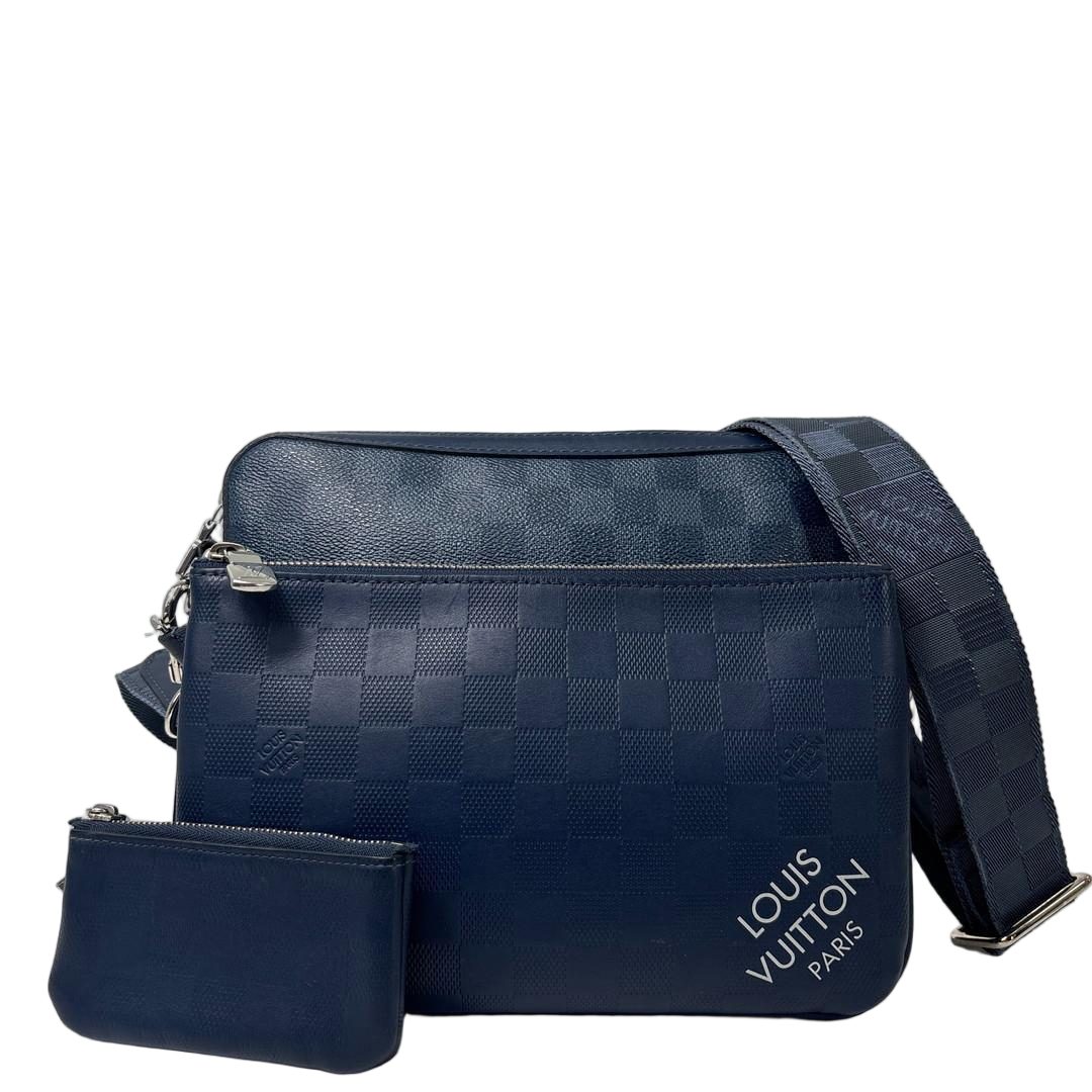 Louis Vuitton Super Damier Squared Trio Messenger