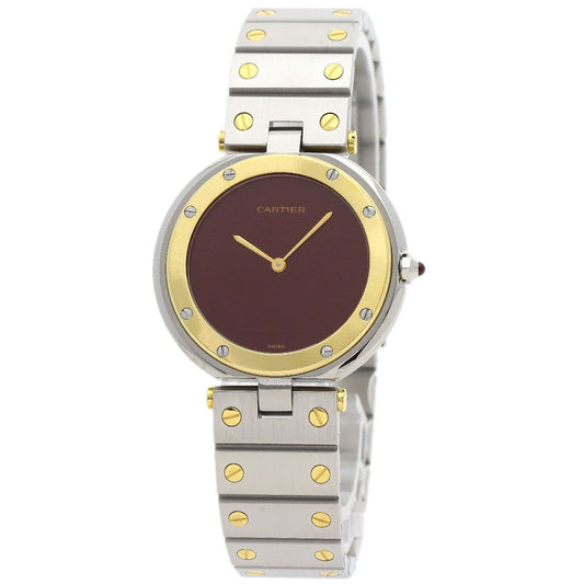 Cartier Santos Vendome LM Watch SS 18K Yellow Gold
