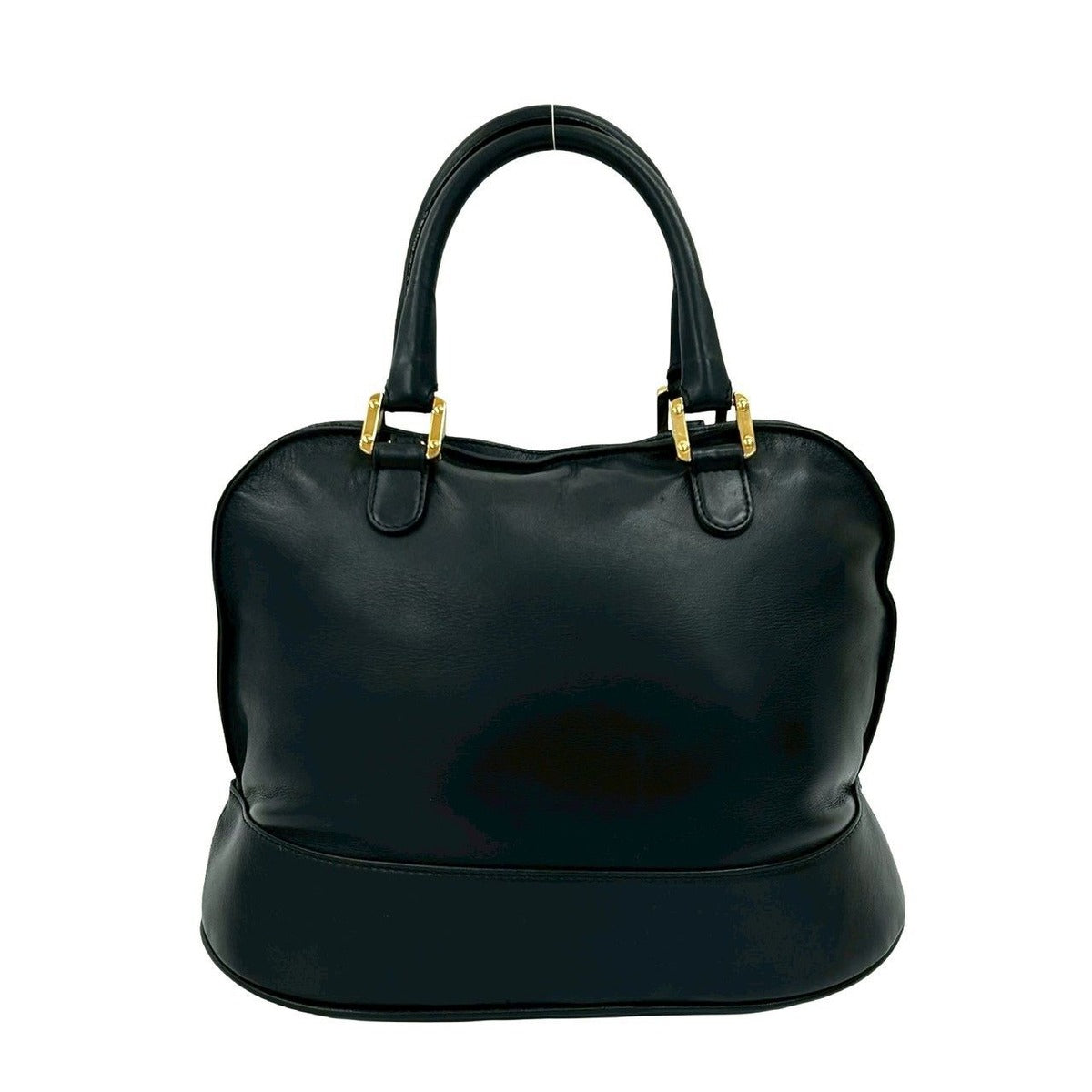 Loewe Vintage Anagram Logo Nappa Leather Boston Bag Tote Black — view 3