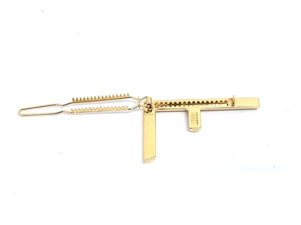Fendi Bijoux Hair Clip Hair Accessory Hair Clip Women's Gold Fn1854