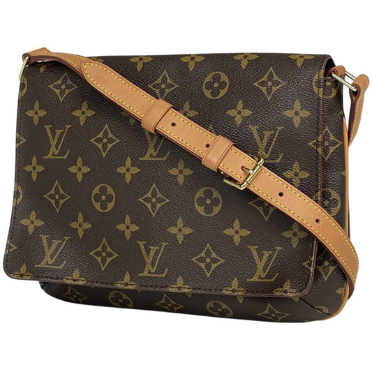 Louis Vuitton Musette Tango Short Shoulder Bag Monogram Brown