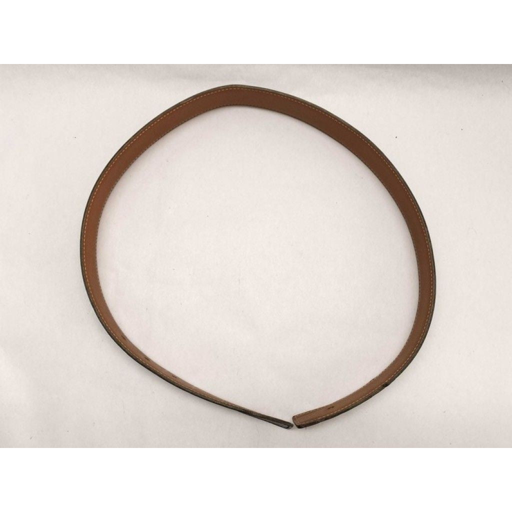 Hermes Belt Black Brown Leather — view 2