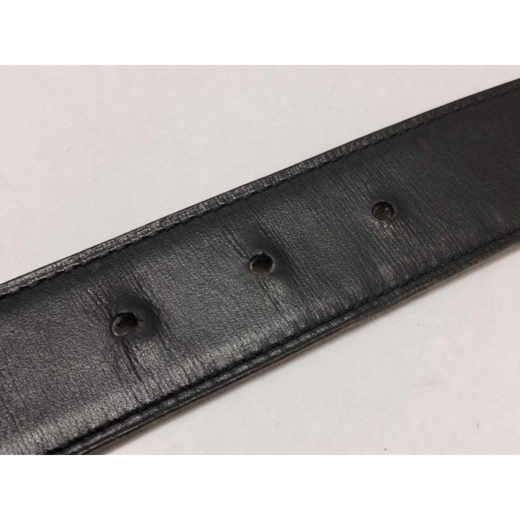 Hermes Belt Black Brown Leather — view 7