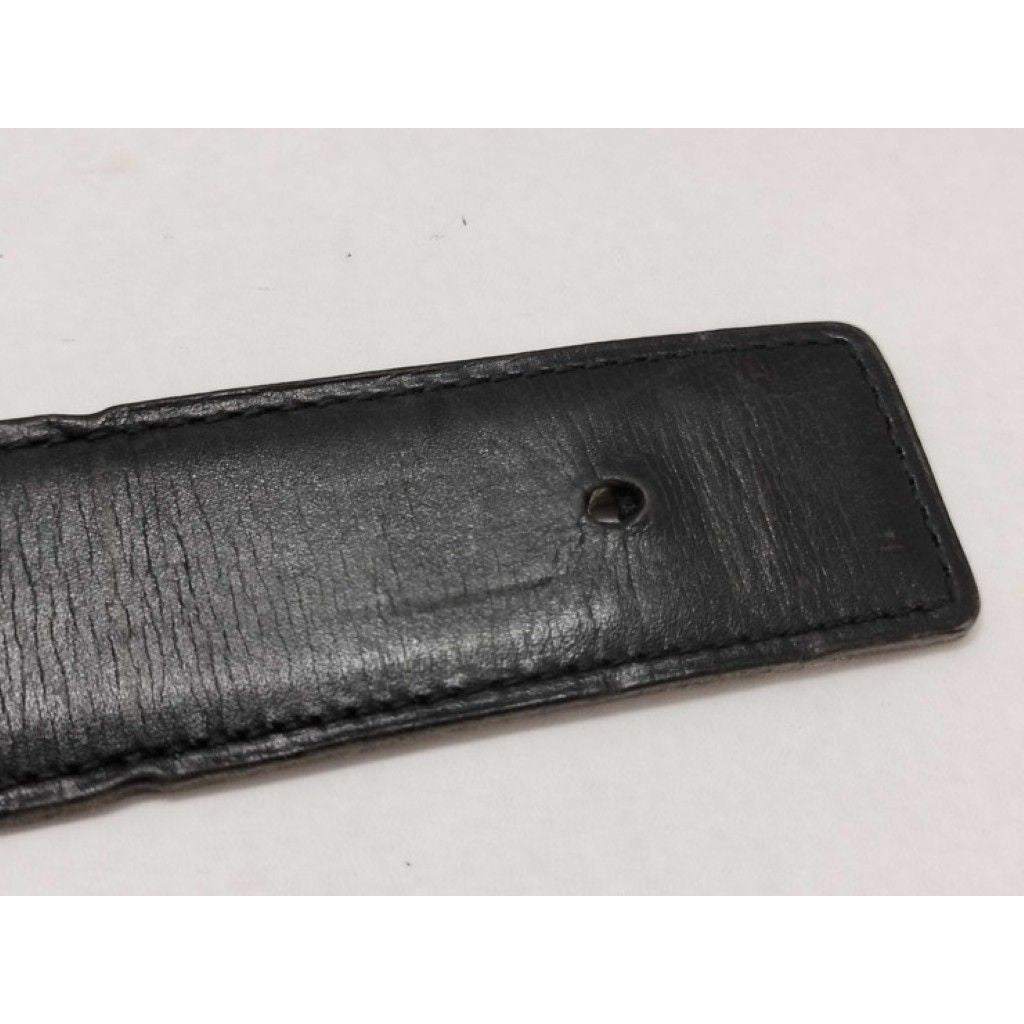 Hermes Belt Black Brown Leather — view 8