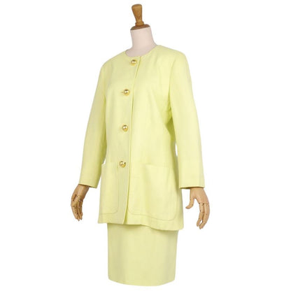 Vintage Celine Set-up Skirt Suit Gold Buttons