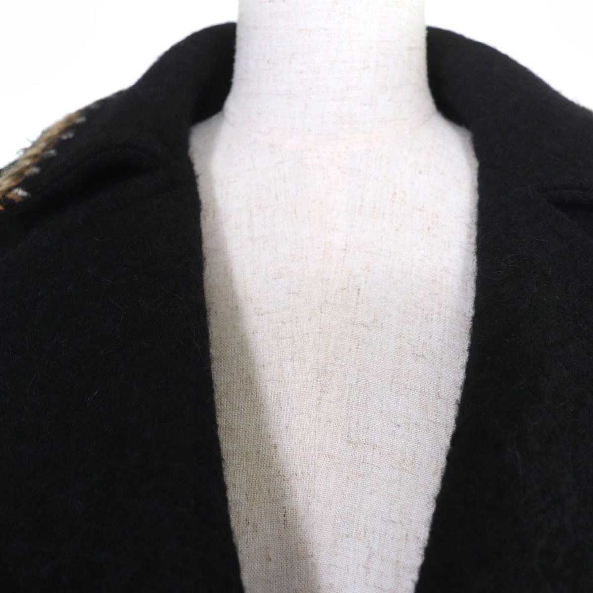 Chanel Vintage Sports Line Wool Alpaca Blend CC Logo Zip UP Long Length Coat — view 4