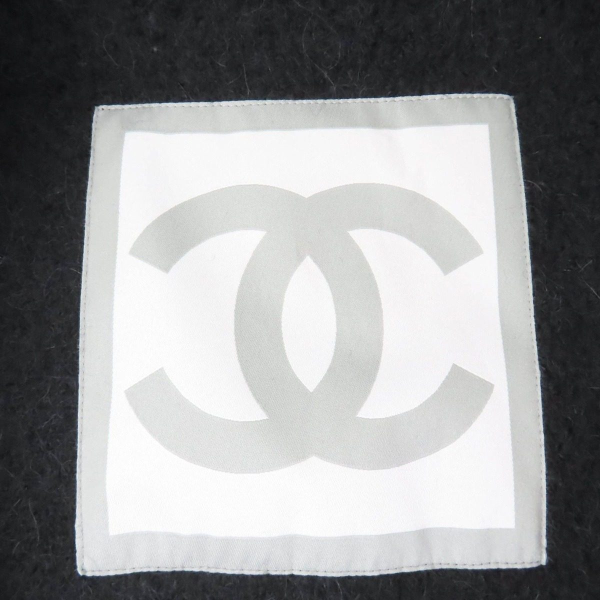 Chanel Vintage Sports Line Wool Alpaca Blend CC Logo Zip UP Long Length Coat — view 8