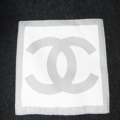 Chanel Vintage Sports Line Wool Alpaca Blend CC Logo Zip UP Long Length Coat — view 8