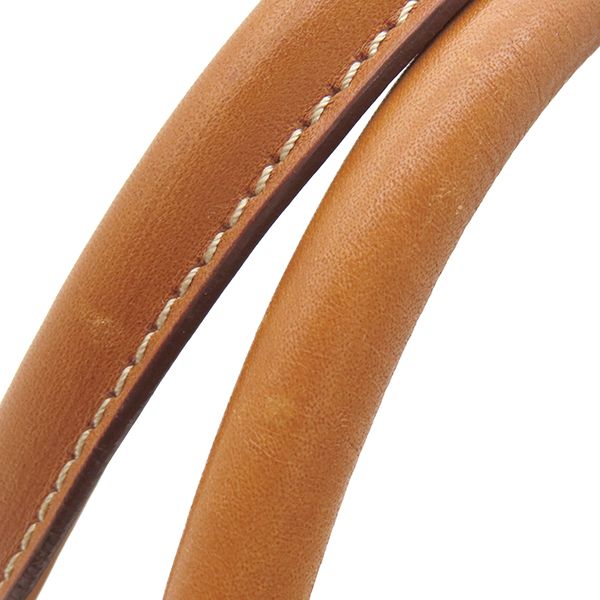 Celine Handbag Macadam Half Moon PVC Leather Brown Gold Hardware Brown Mini