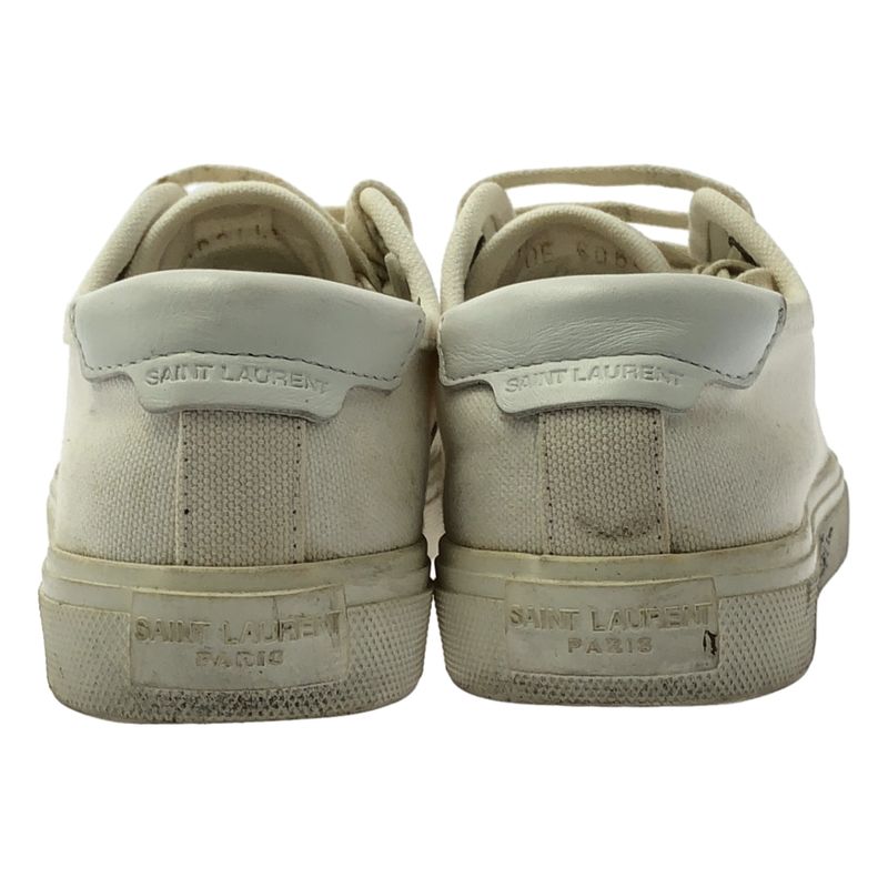 Saint Laurent Paris - Malibu Low Cut Sneakers - 35 - White - Women's
