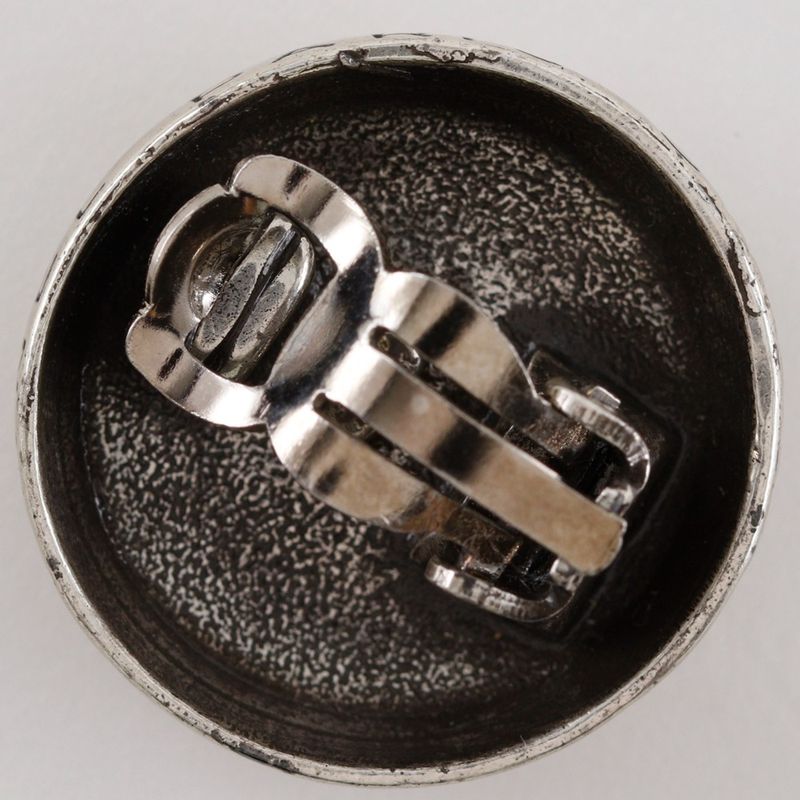 Chanel Coco Mark Metal Silver 99P Ladies 19.1g Earring