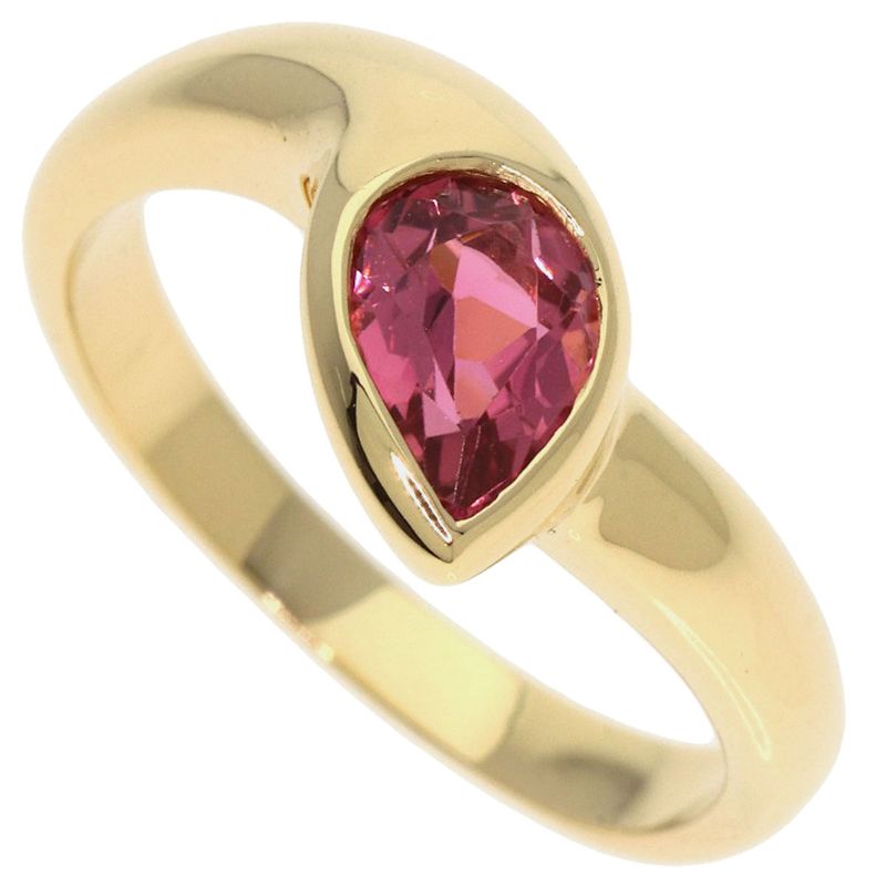 Bvlgari Bulgari Pink Tourmaline Ring - 18K Yellow Gold Ladies