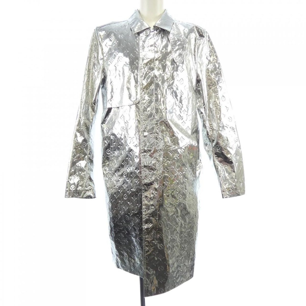 Louis Vuitton Monogram Mirror Raincoat Coat