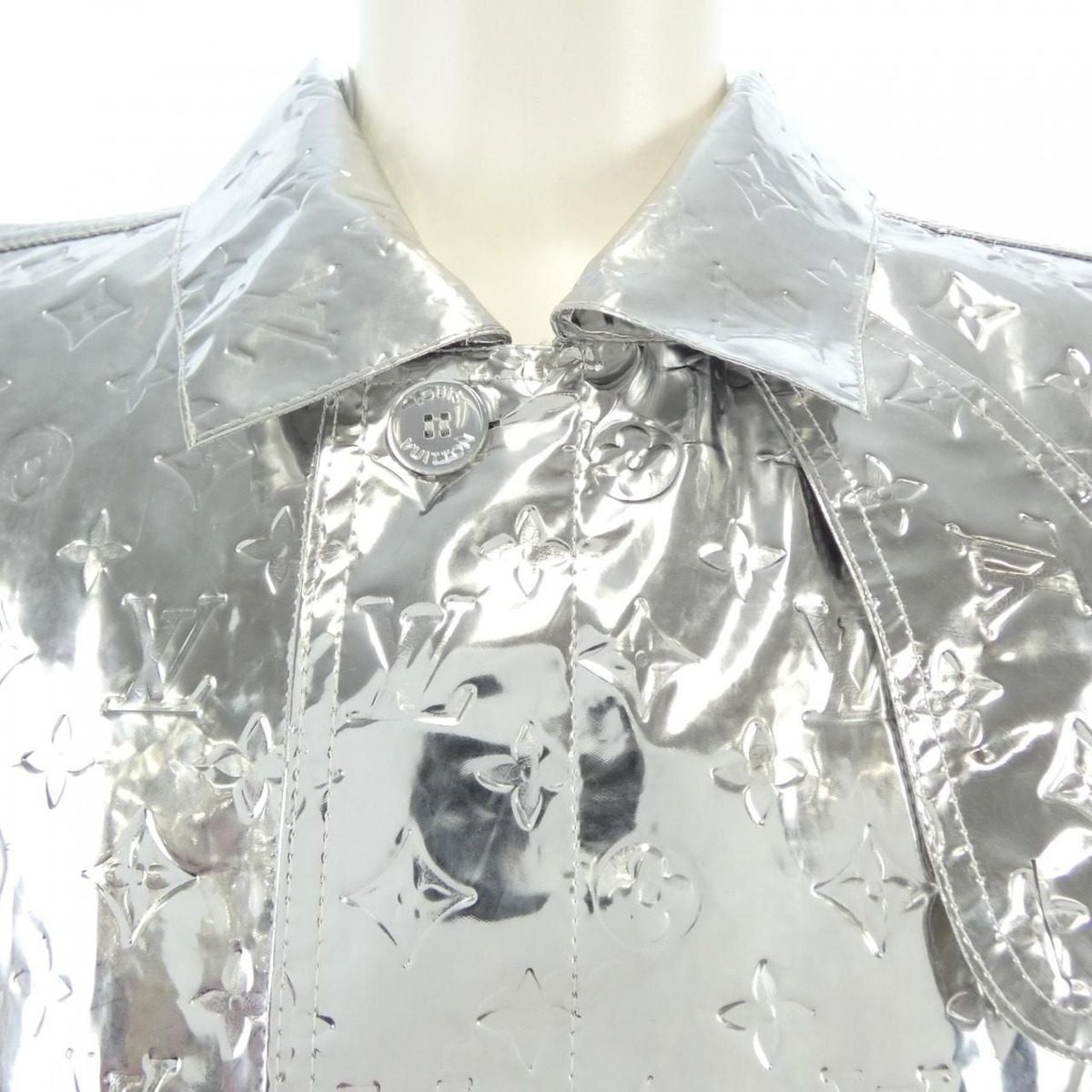 Louis Vuitton Monogram Mirror Raincoat Coat — view 5