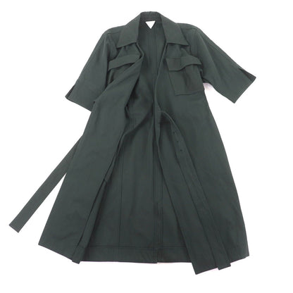 Bottega Veneta 100% Cotton Twill Midi Dress Denim — view 6