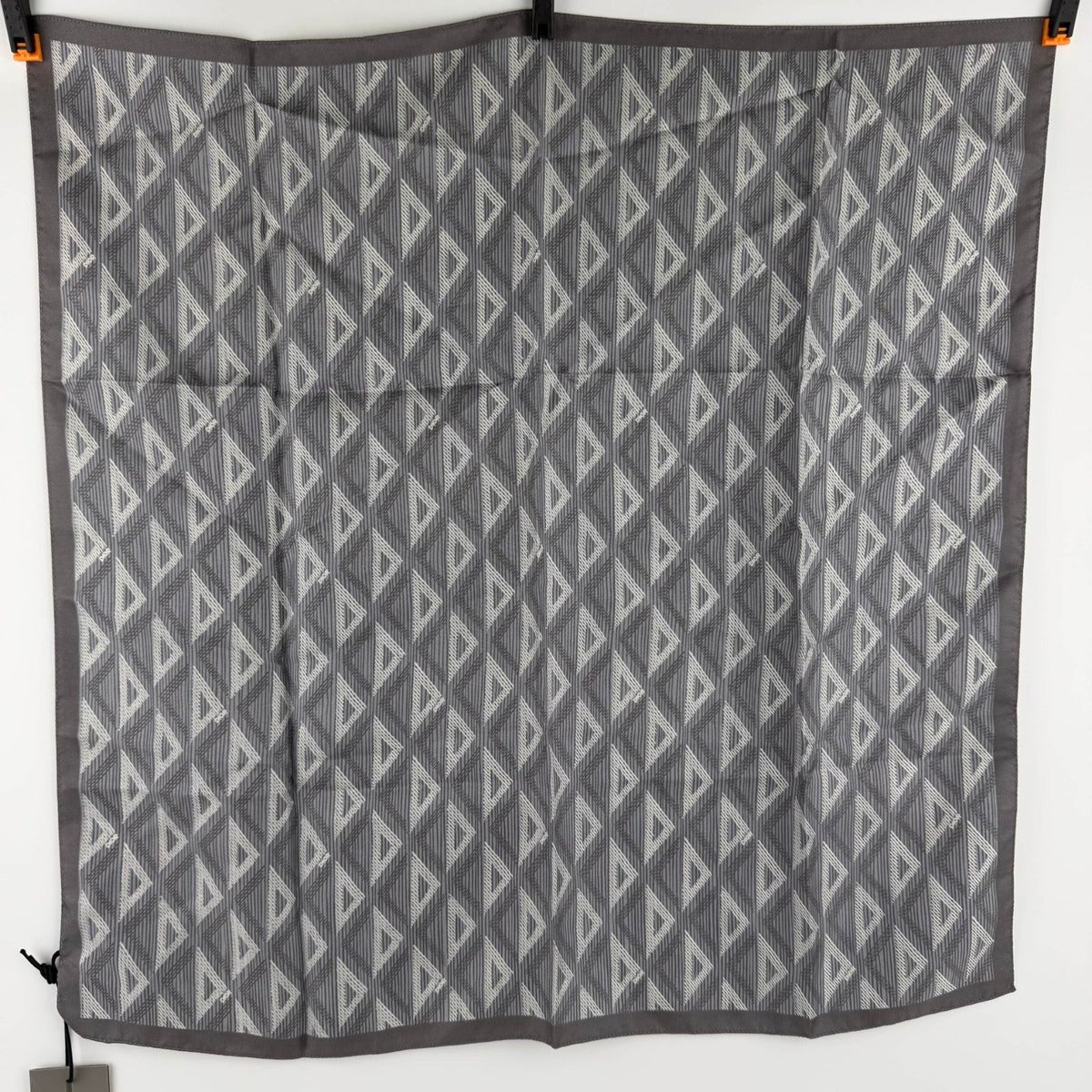 Dior Scarf Gray Silk Vintage — view 2