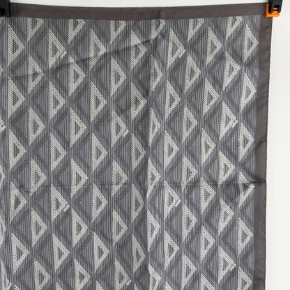 Dior Scarf Gray Silk Vintage — view 4